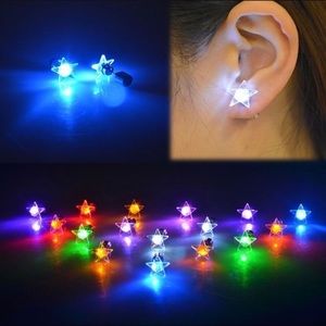 Earing led glowing 2 pairs / $40